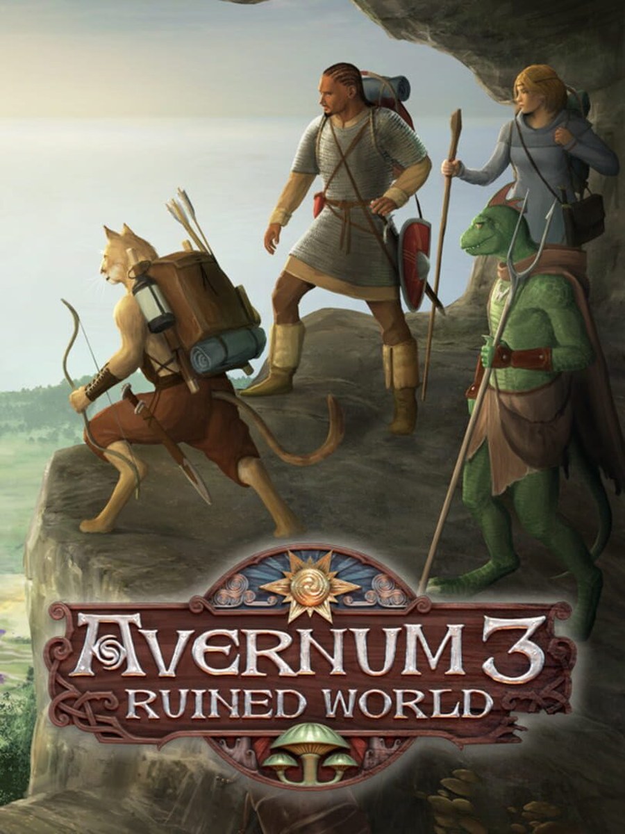 Avernum 3: Ruined World cover art.