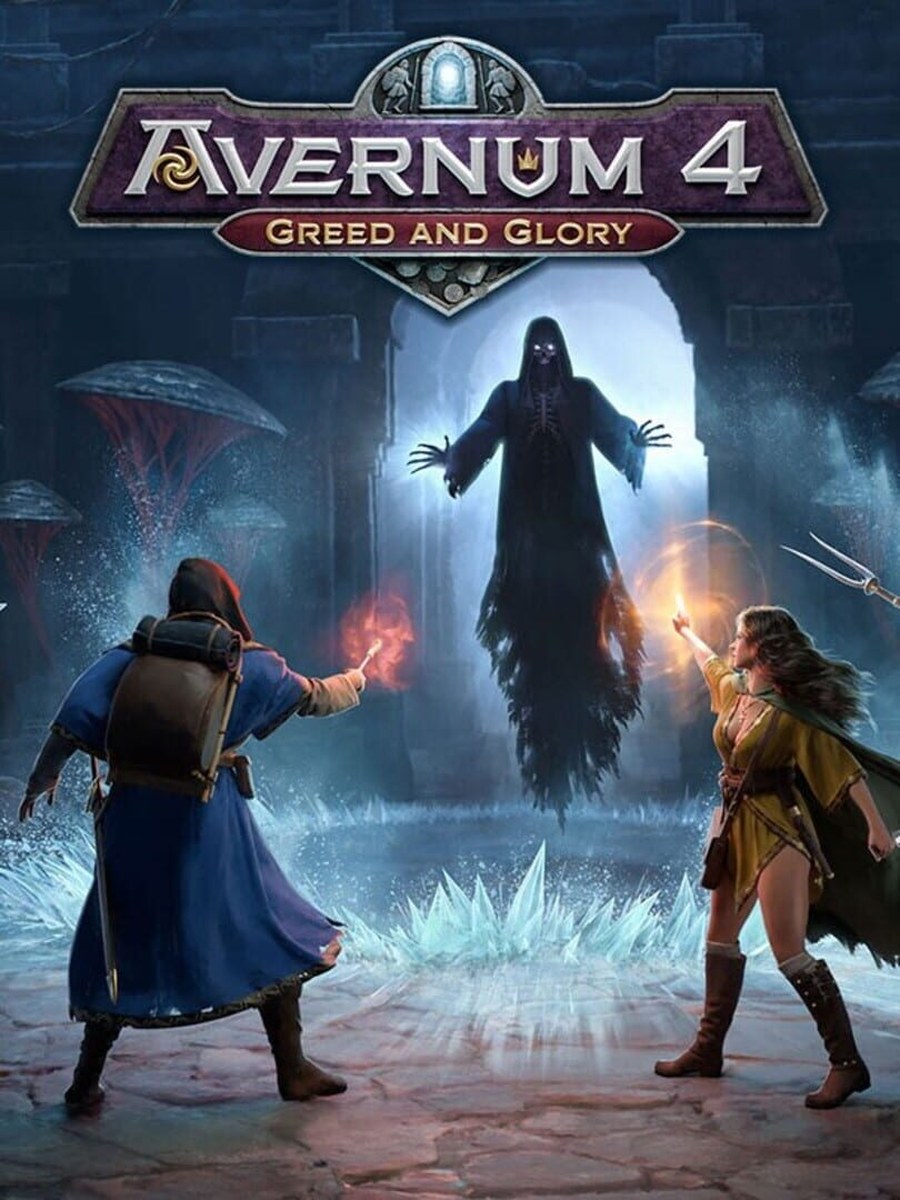 Avernum 4: Greed & Glory cover art.