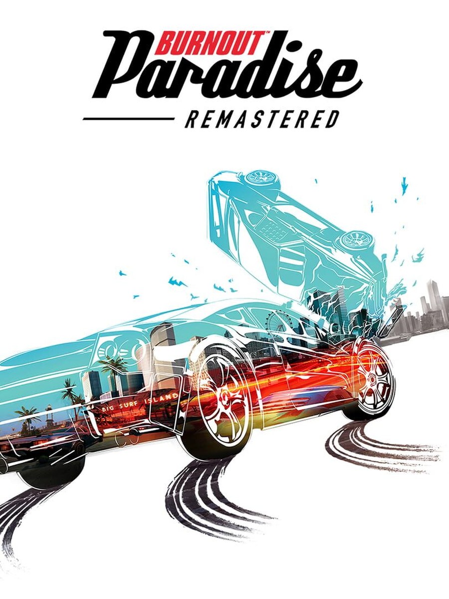 Burnout Paradise Remastered cover art.