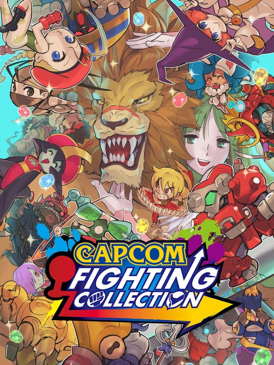 Capcom Fighting Collection cover art.