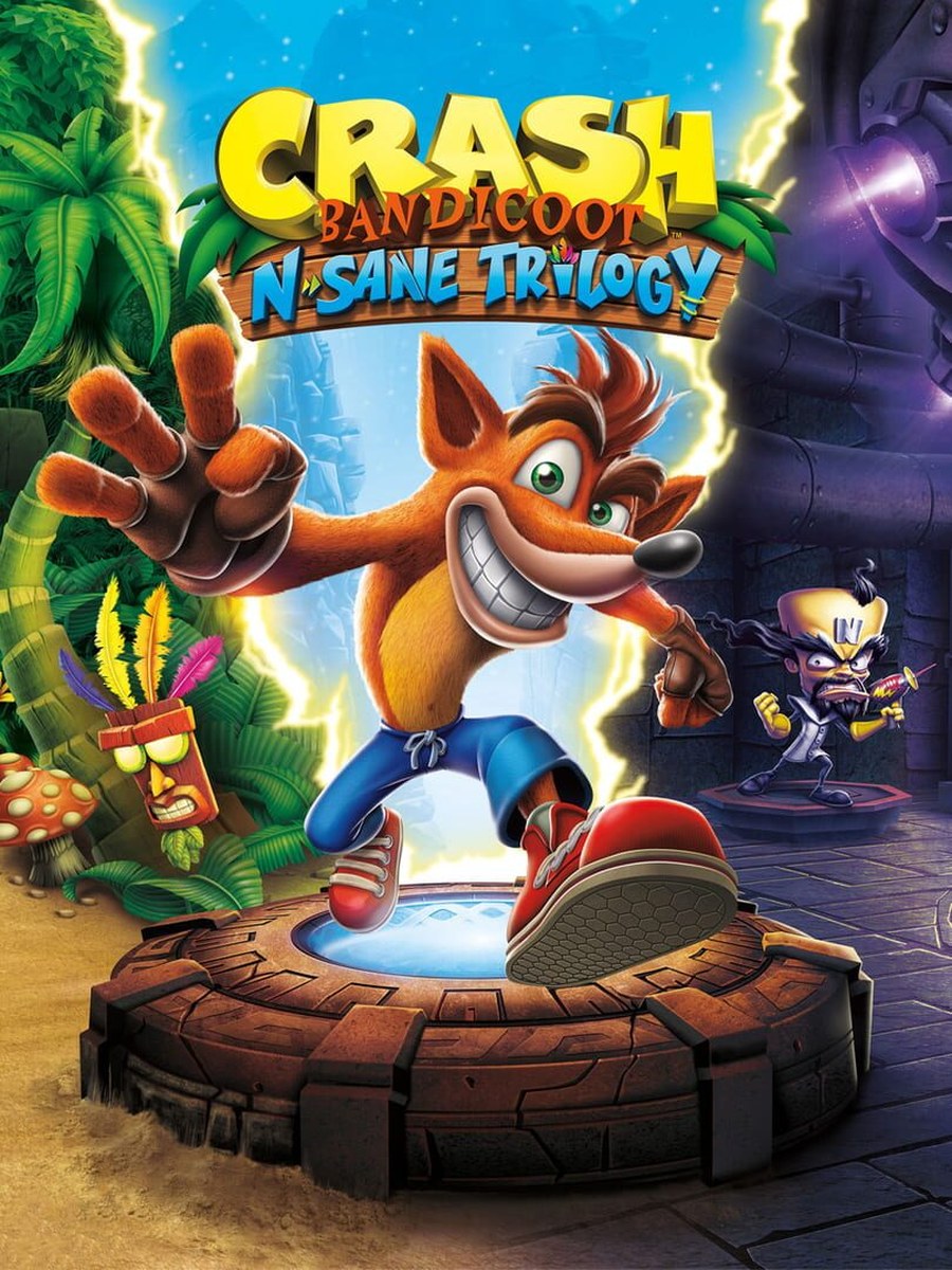 Crash Bandicoot N. Sane Trilogy cover art.