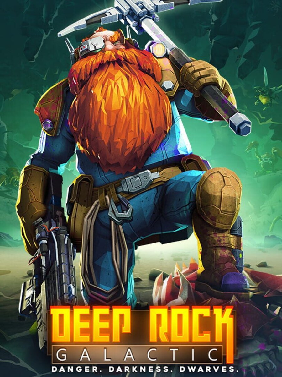 Deep Rock Galactic cover art.