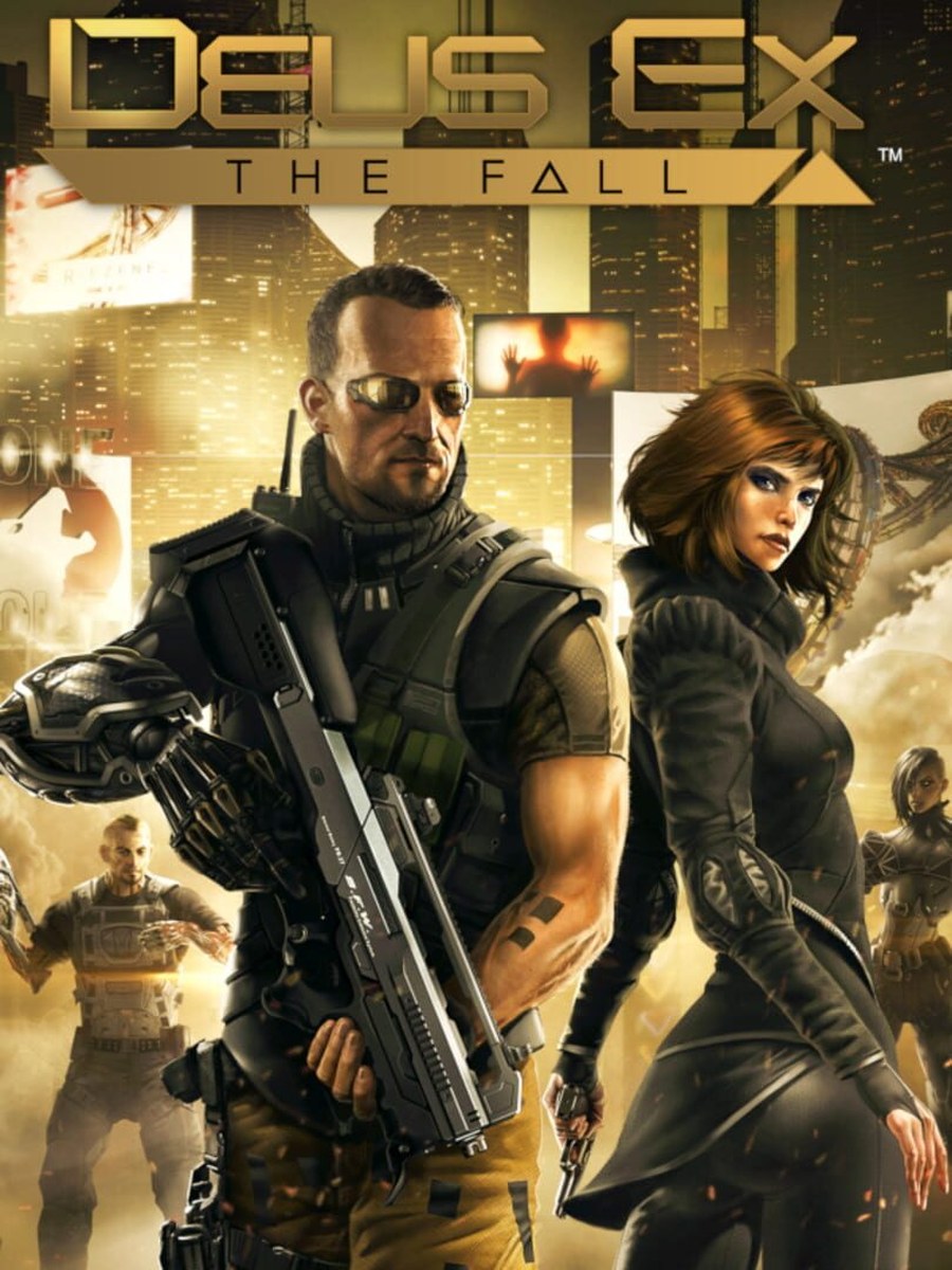 Deus Ex: The Fall cover art.