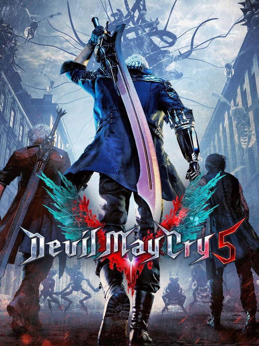 Devil May Cry 5 cover art.