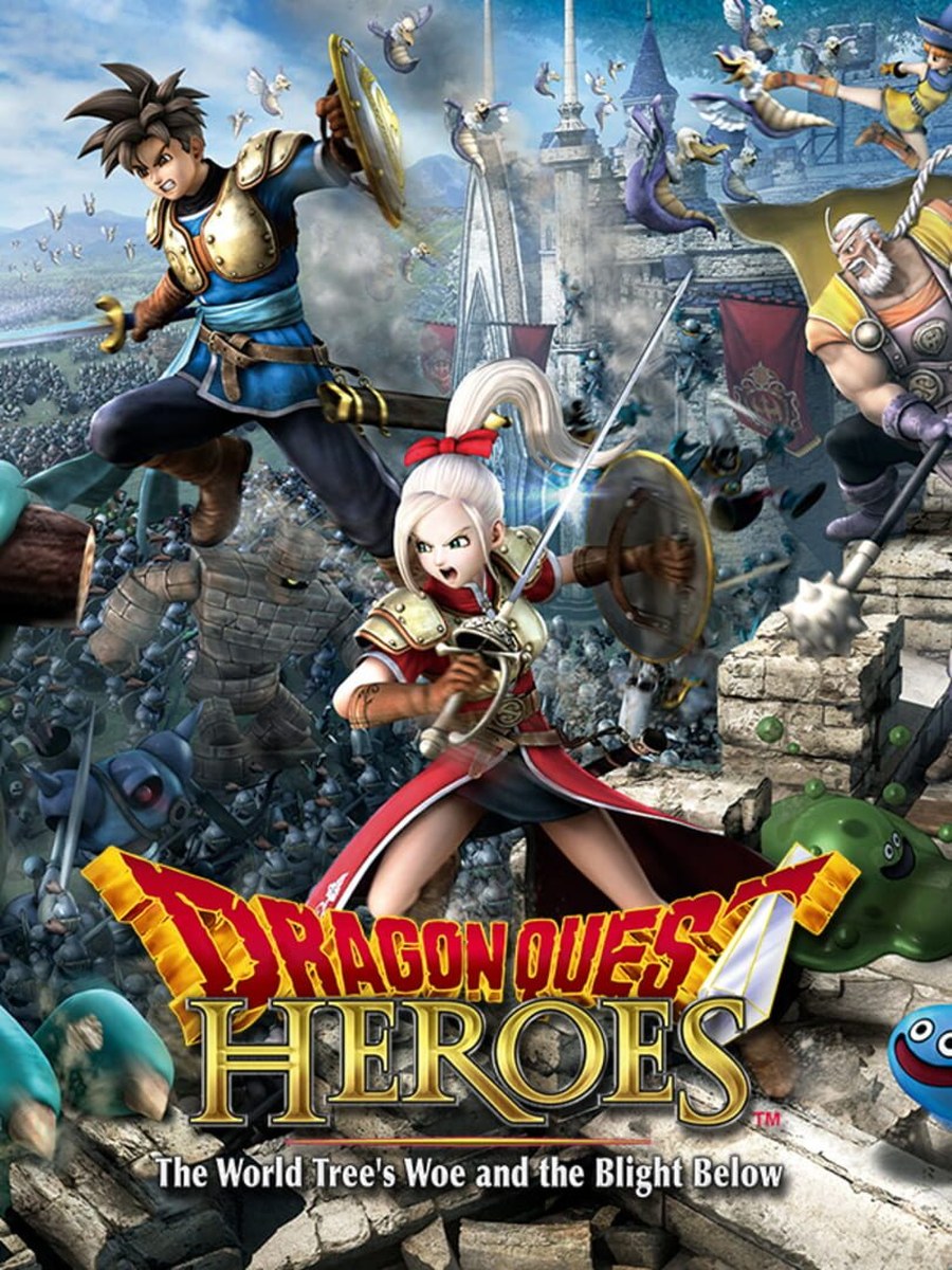 Dragon Quest Heroes: The World Tree's Woe and the Blight Below cover art.