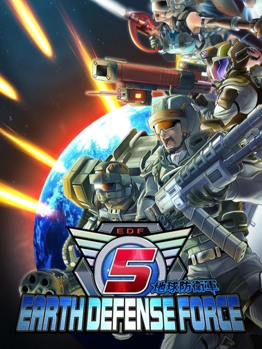 Earth Defense Force 5 cover art.