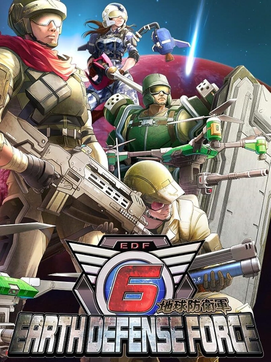 Earth Defense Force 6 cover art.