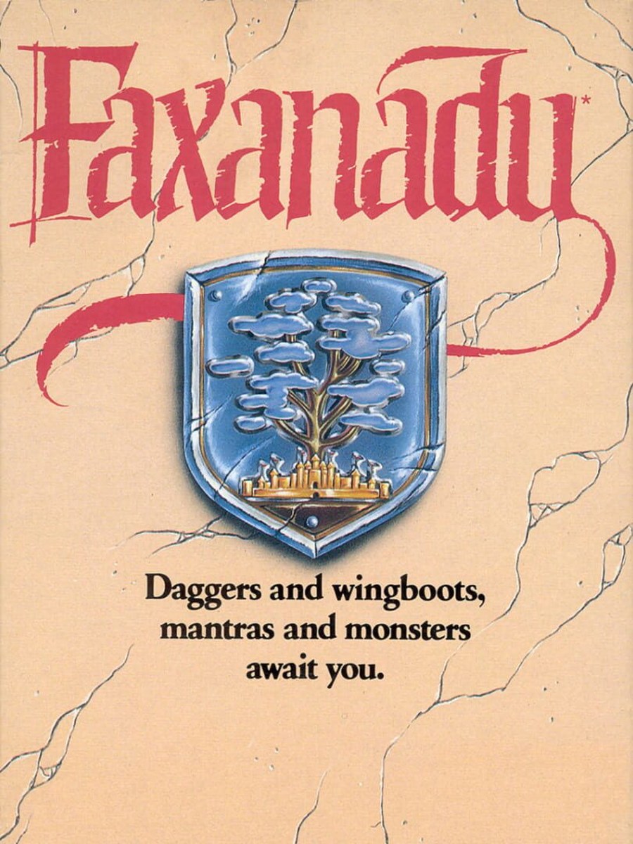 Faxanadu cover art.