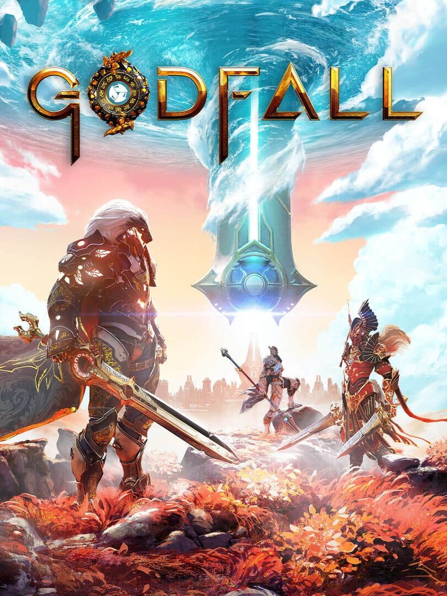 Godfall cover art.