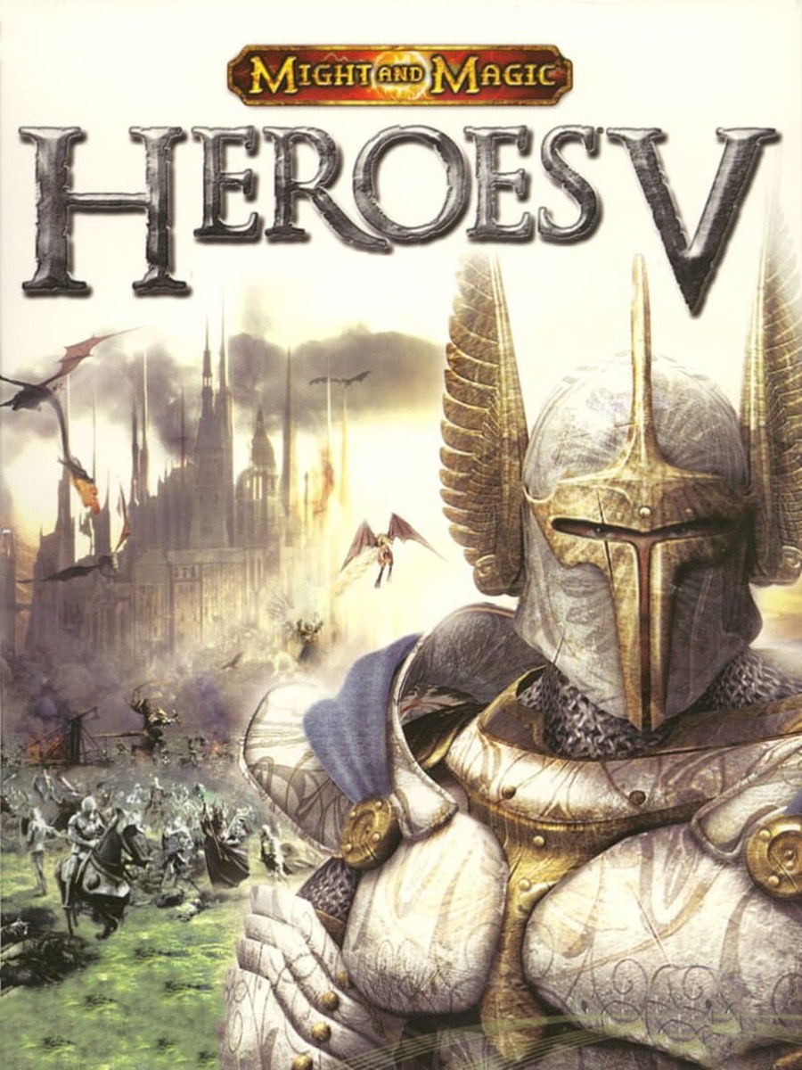 Heroes of Might and Magic V cover art.
