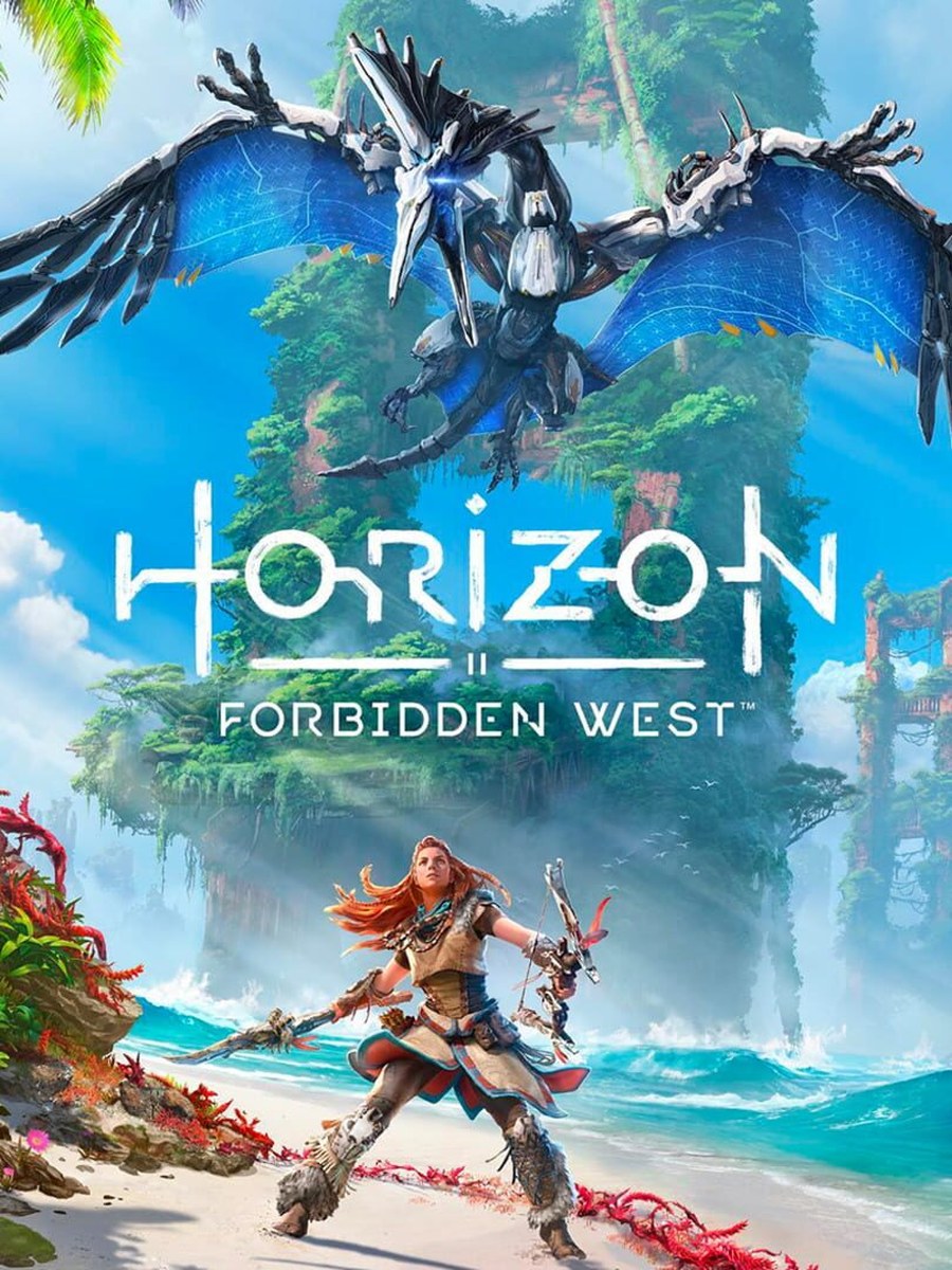 Horizon Forbidden West cover art.