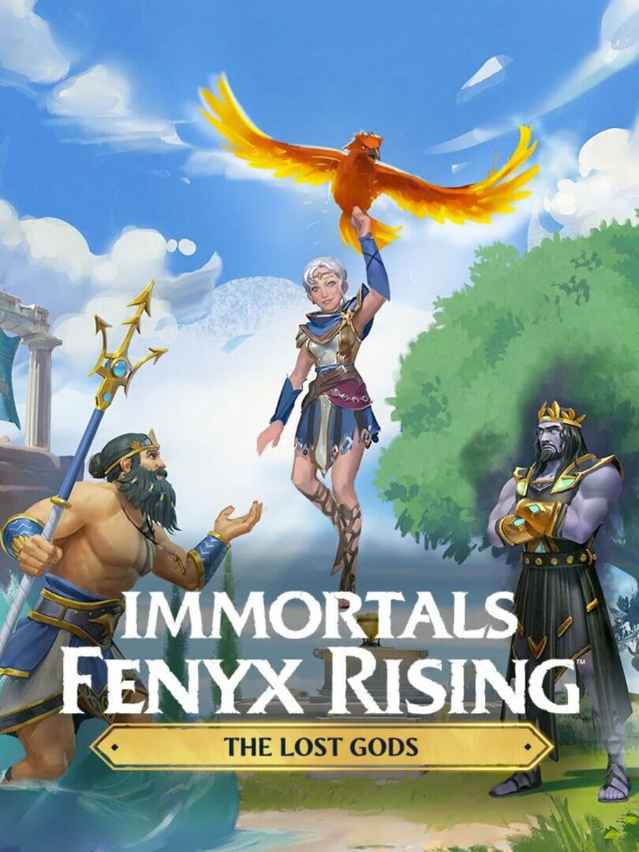 Immortals Fenyx Rising: The Lost Gods cover art.