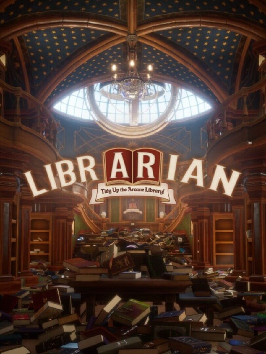 Librarian: Tidy Up the Arcane Library! cover art.