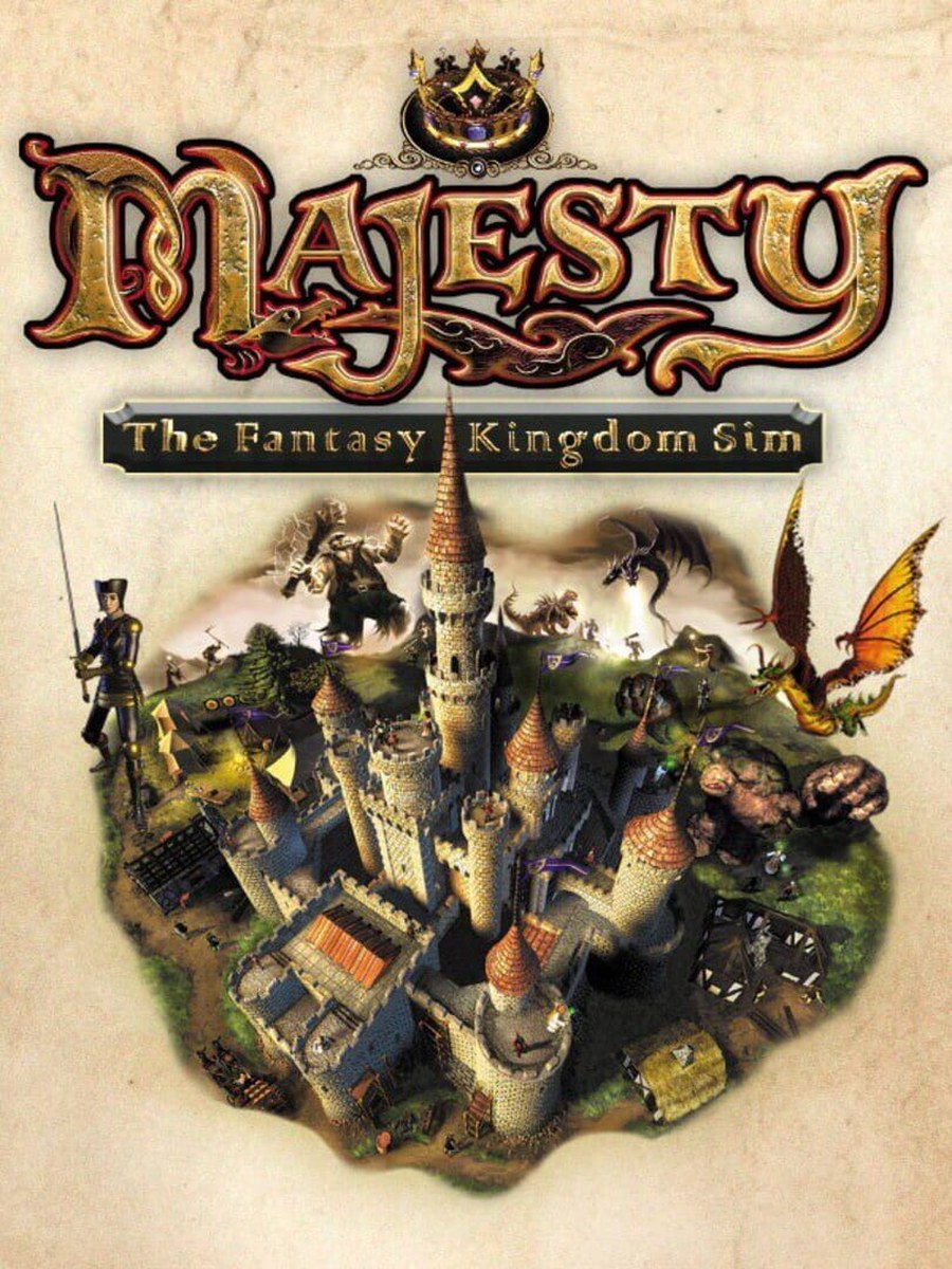 Majesty: The Fantasy Kingdom Sim cover art.