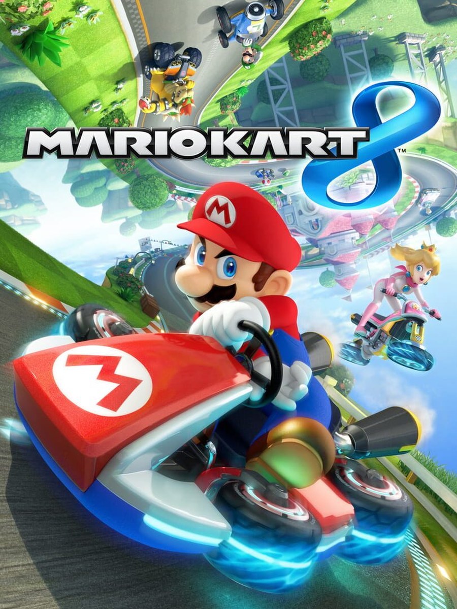 Mario Kart 8 cover art.