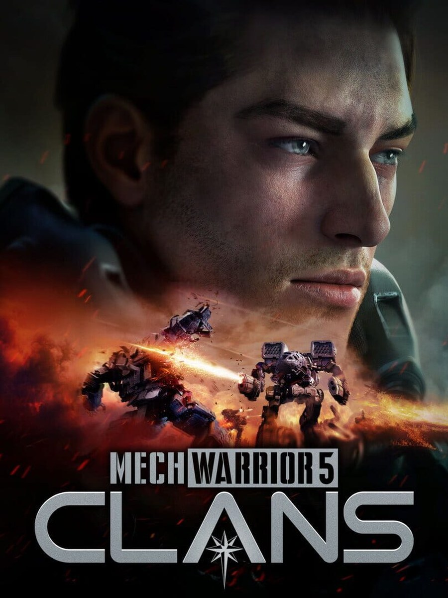 MechWarrior 5: Clans cover art.