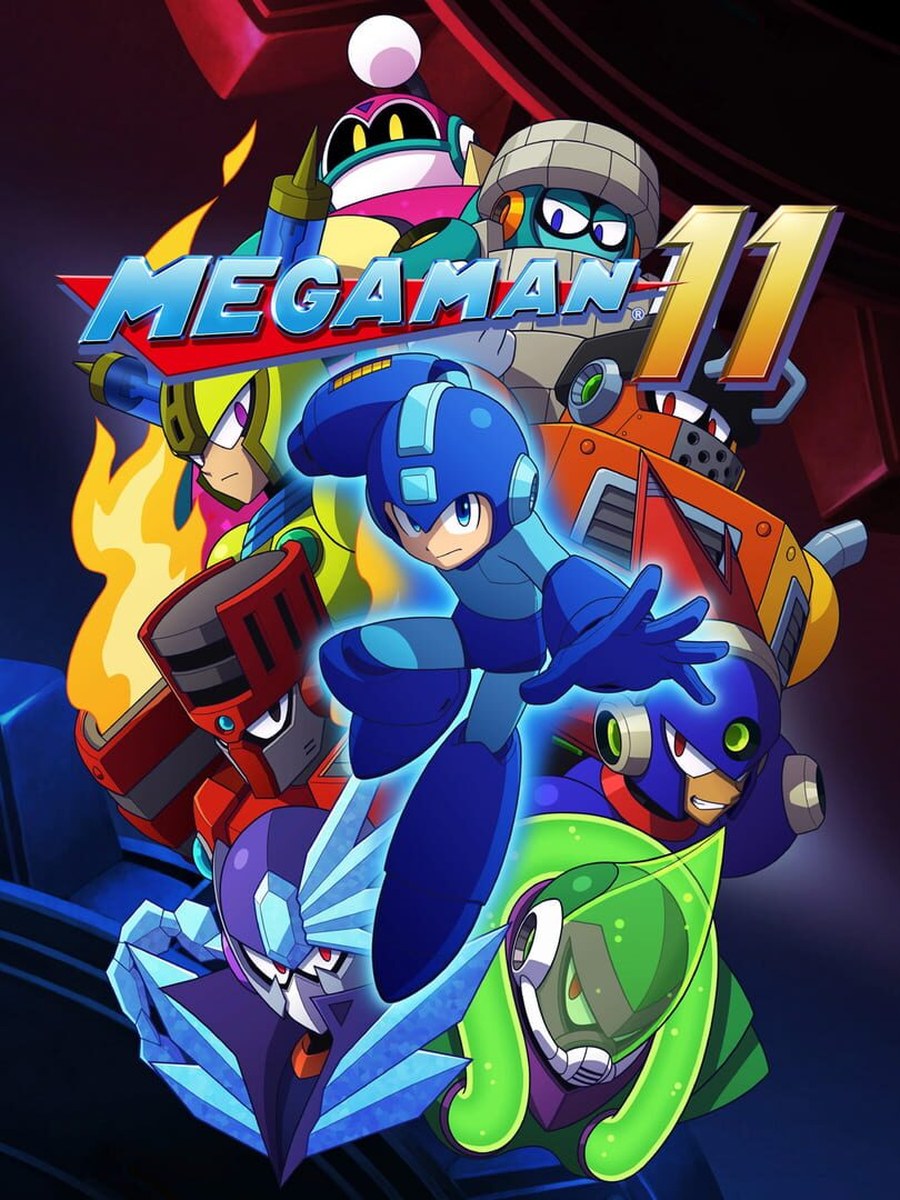 Mega Man 11 cover art.