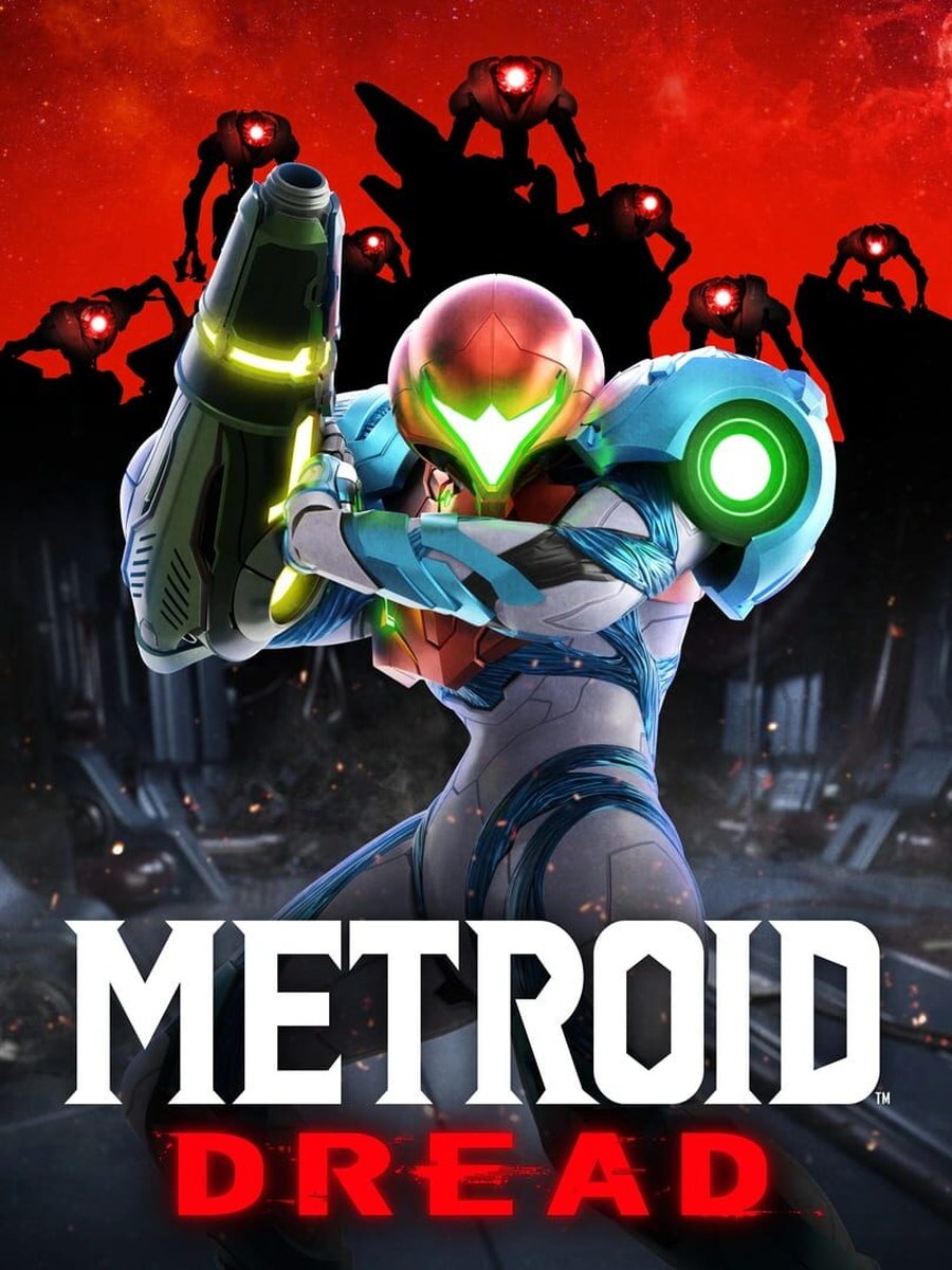 Metroid Dread cover art.