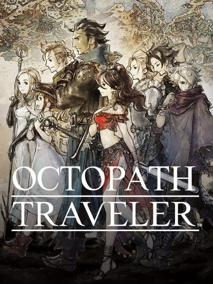 Octopath Traveler cover art.