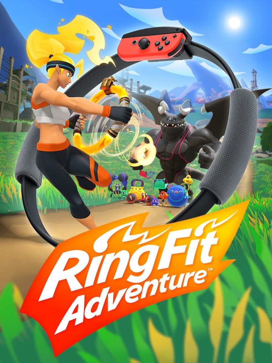 Ring Fit Adventure cover art.