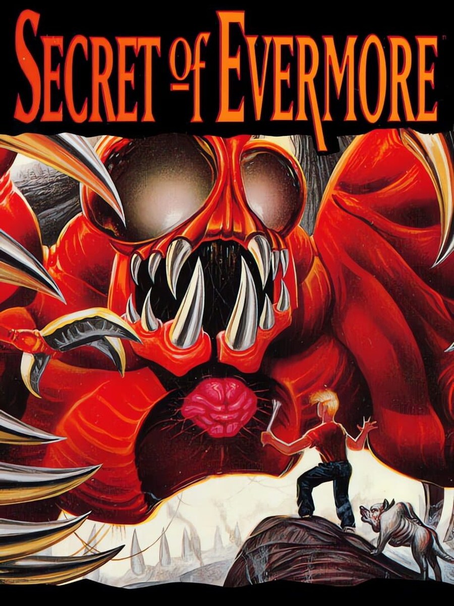 Secret of Evermore cover art.