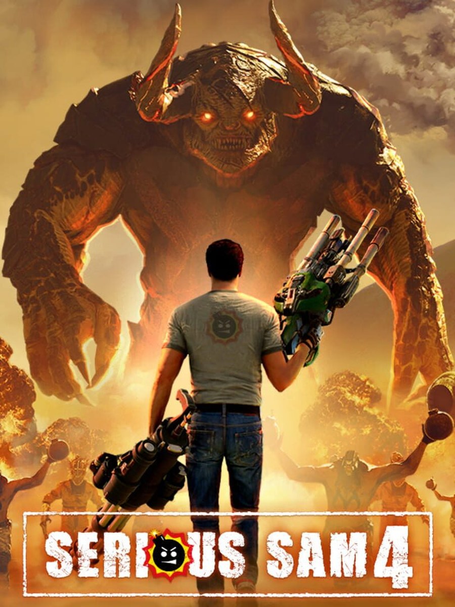 Serious Sam 4 cover art.