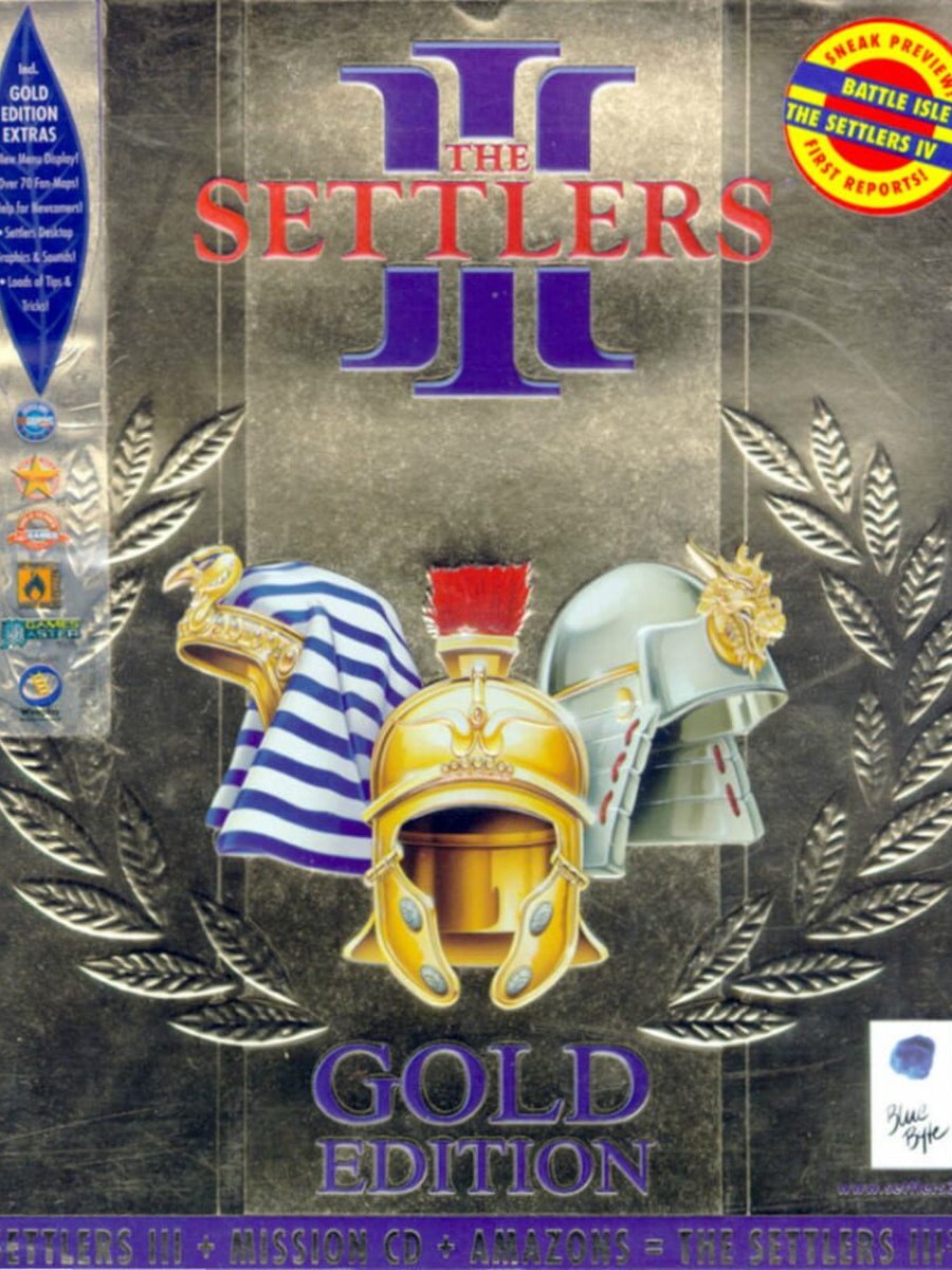 The Settlers 3 Gold Edition cover art.