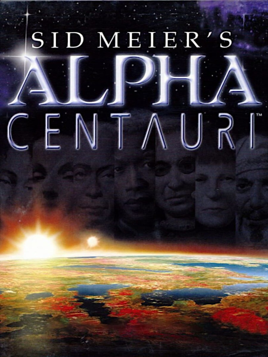 Sid Meier's Alpha Centauri cover art.
