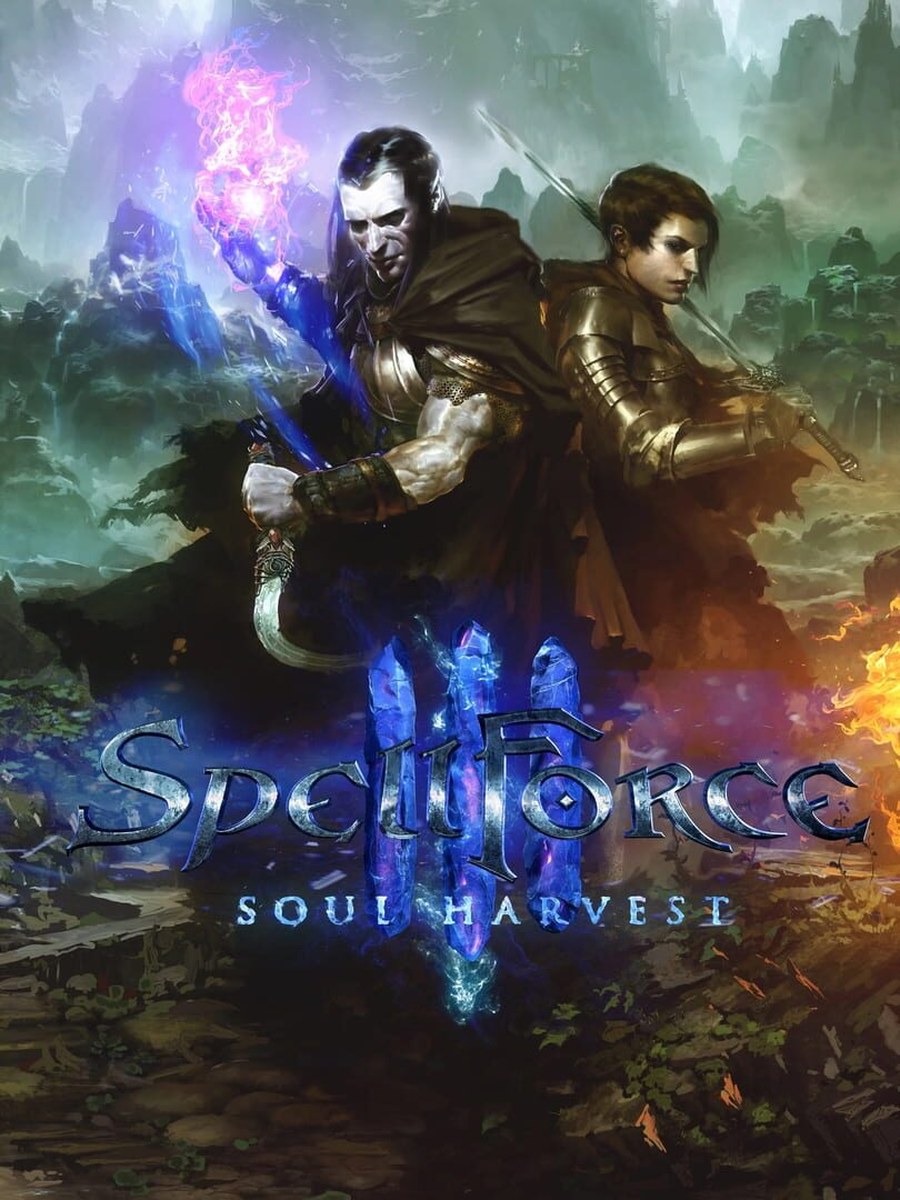 SpellForce 3: Soul Harvest cover art.
