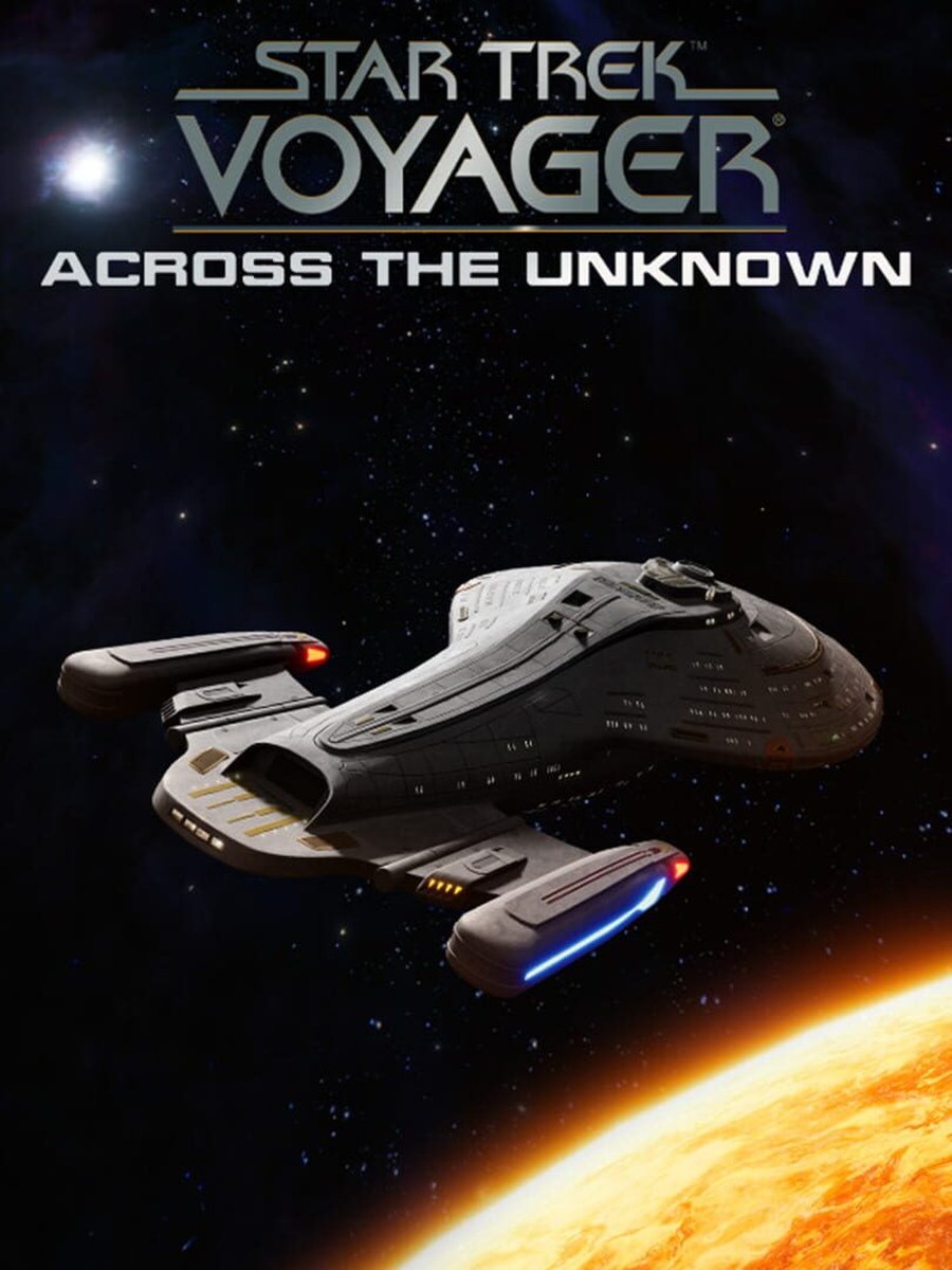 Star Trek: Voyager - Across the Unknown cover art.