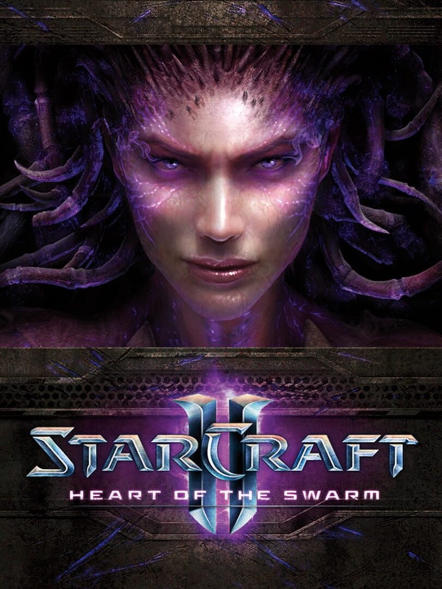 StarCraft 2: Heart of the Swarm cover art.