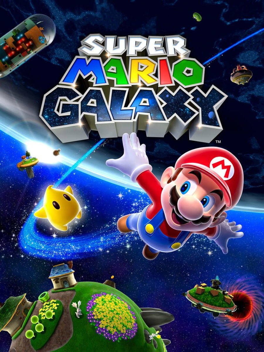 Super Mario Galaxy cover art.
