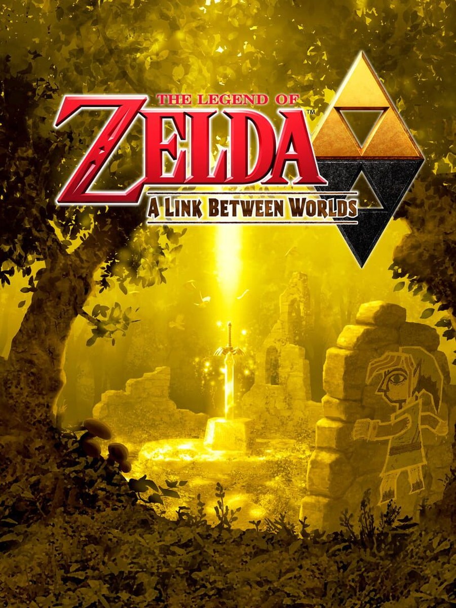 The Legend of Zelda: A Link Between Worlds cover art.