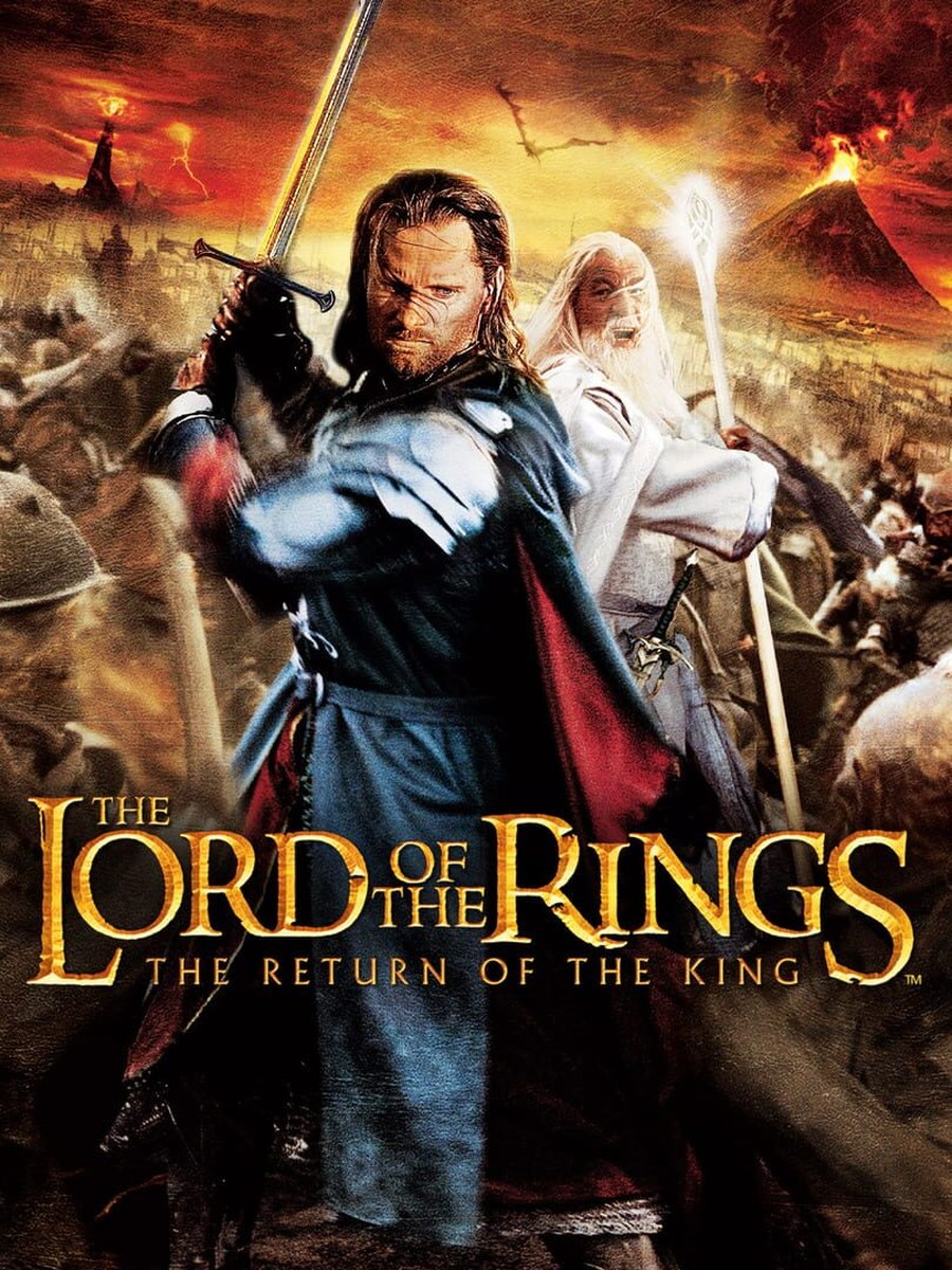 The Lord of the Rings: The Return of the King cover art.