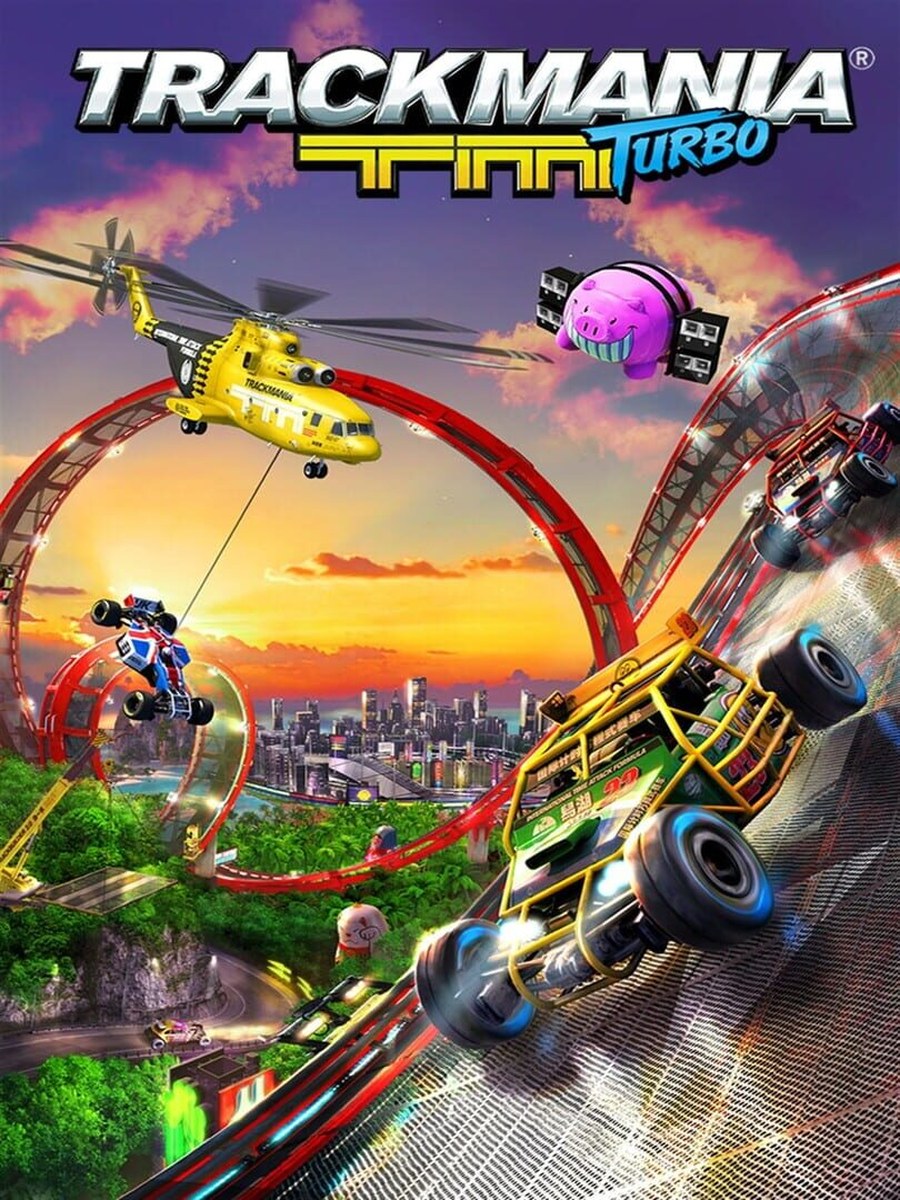 TrackMania Turbo cover art.