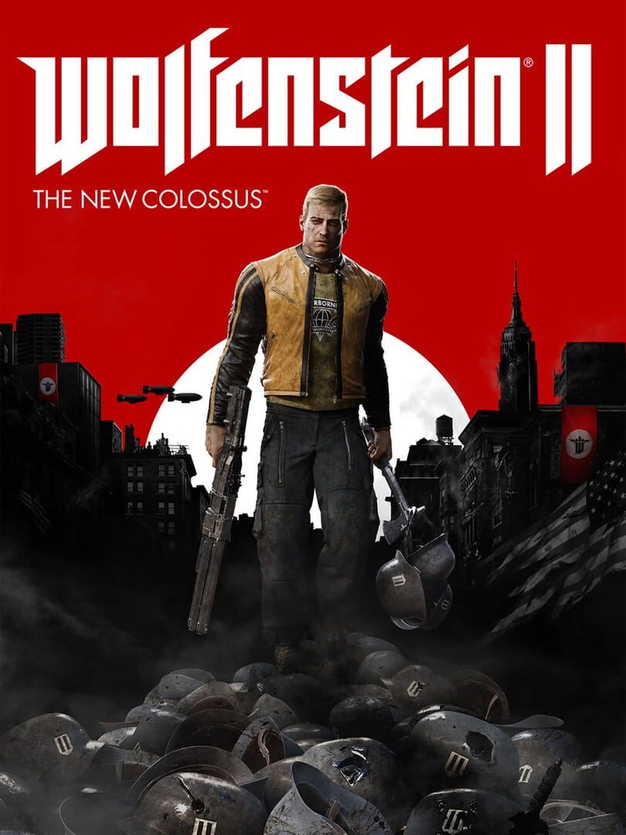 Wolfenstein: The New Colossus cover art.