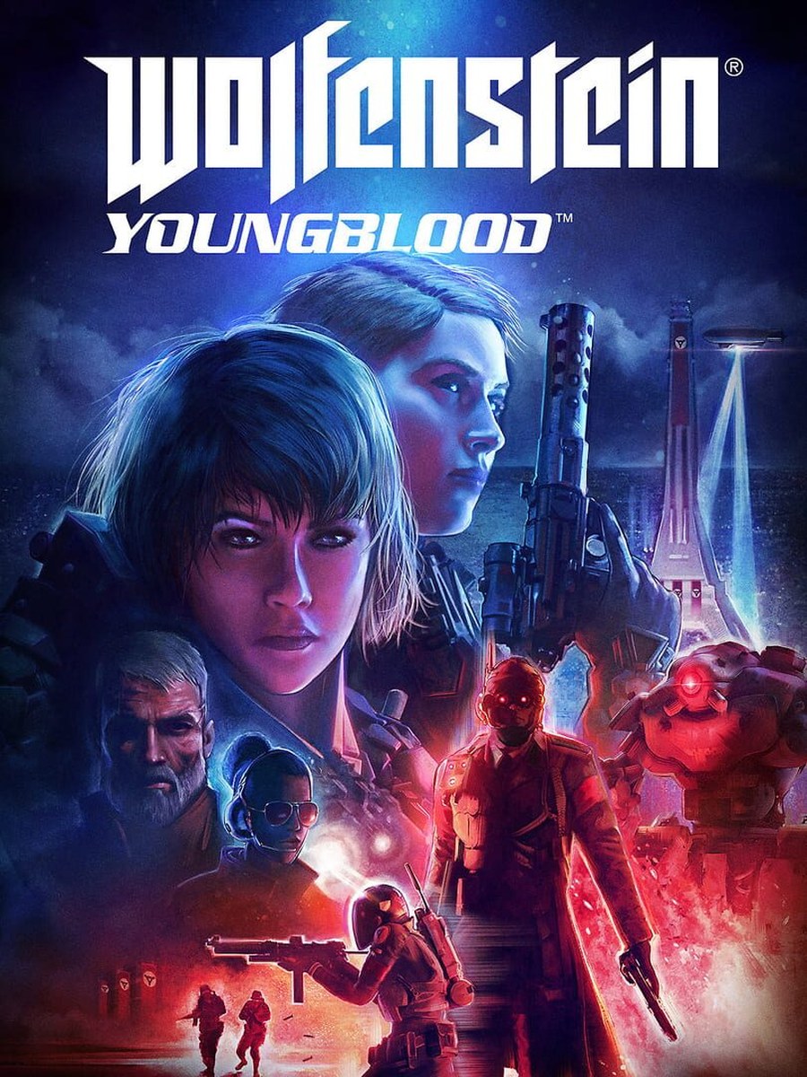 Wolfenstein: Youngblood cover art.