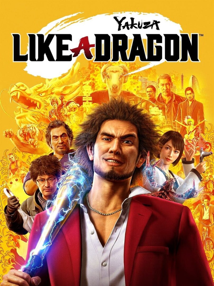 Yakuza: Like a Dragon cover art.